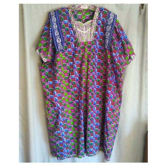 Bee Bee Fashions Nigeria Dresses & Skirts - African Cotton Embroidered Dress